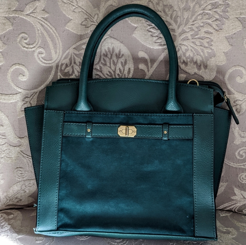 Green handbag